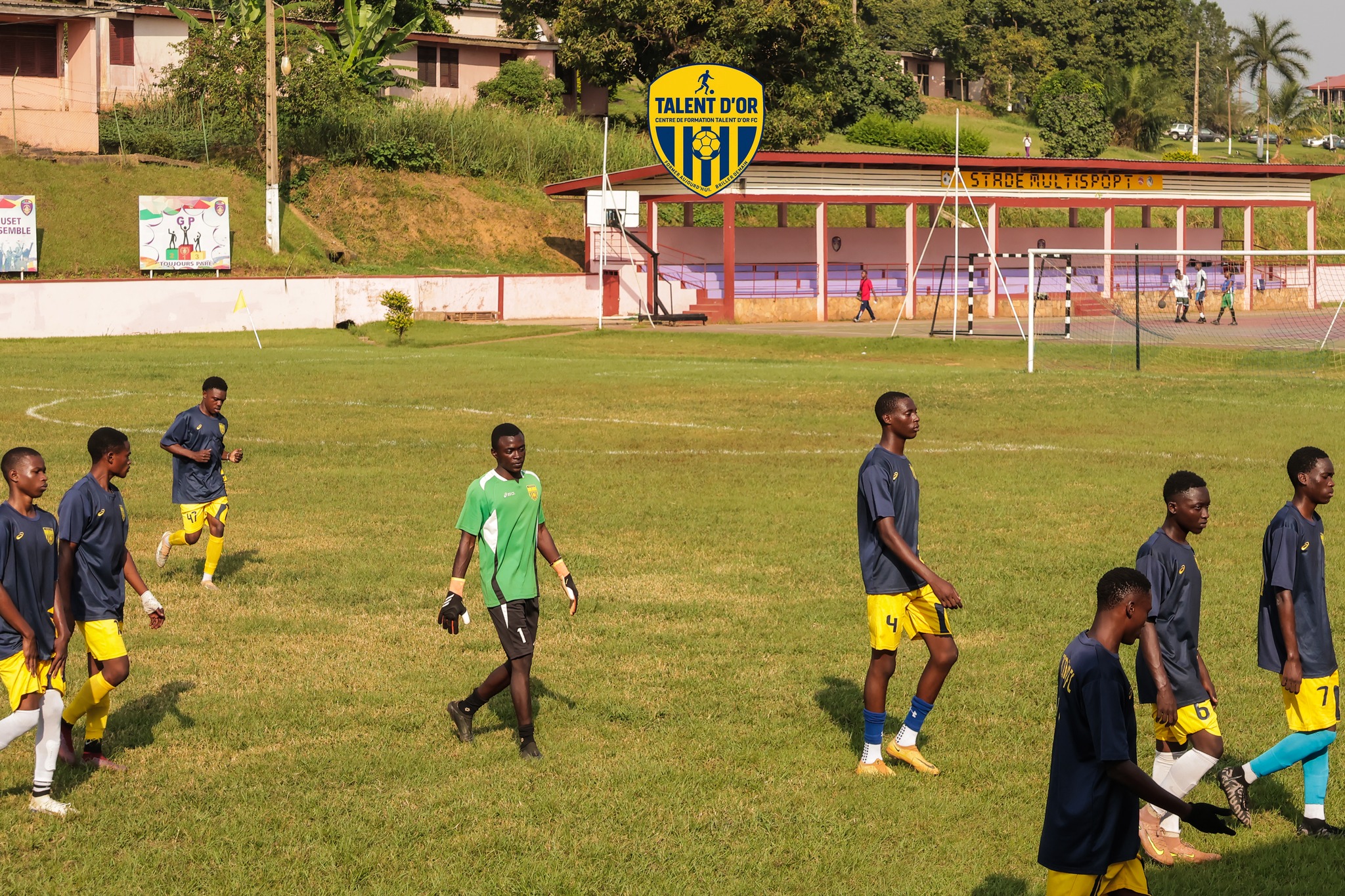 Séance d'entraînement au centre